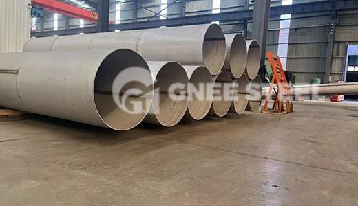 3000 tonnes of 316L large diameter stainless steel welded pipes shipped to South Korea