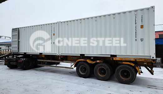 500 Tons of A53 Galvanized SCH40 Steel Pipe Shipped to Mauritius Customer