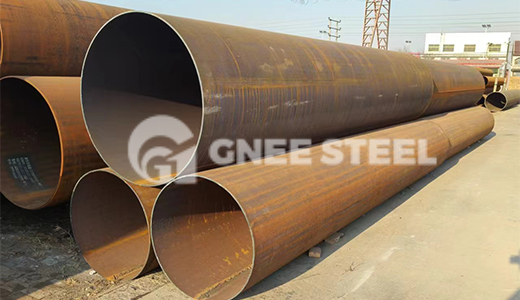 Australia 500 tons Q235B carbon steel straight seam welded pipe order