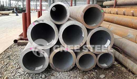 Straight seam steel pipe processing method