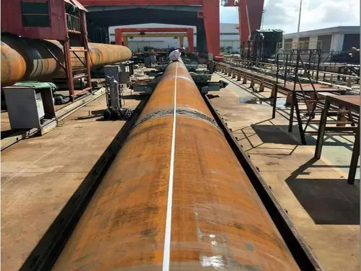 S355jr Carbon Steel SSAW Steel Pipe Pile